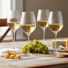 Artemis 4x Čaše za bijelo vino Set crvenih čaša za vodu 380 ml