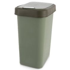 Artemis Plastična kanta za otpad za kuhinju, kupaonicu, ured, 25L, zelena