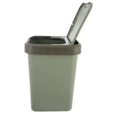 Artemis Plastična kanta za otpad za kuhinju, kupaonicu, ured, 25L, zelena