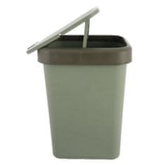 Artemis Plastična kanta za otpad za kuhinju, kupaonicu, ured, 25L, zelena