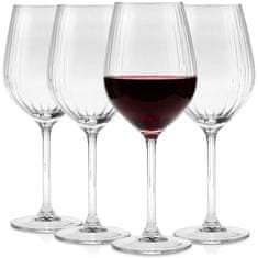 Artemis 4x Čaše za bijelo vino Set crvenih čaša za vodu 490 ml