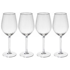 Artemis 4x Čaše za bijelo vino Set crvenih čaša za vodu 490 ml