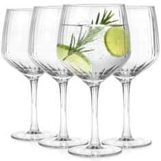 Artemis 4x Čaše za gin, aperol, koktel i vodu Veliki set čaša 580 ml