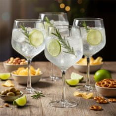 Artemis 4x Čaše za gin, aperol, koktel i vodu Veliki set čaša 580 ml