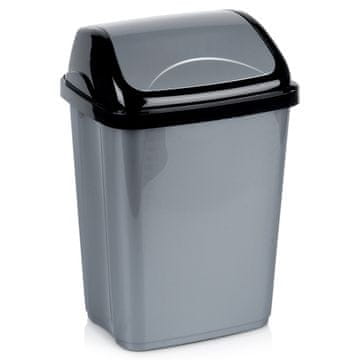 Orion Siva plastična kanta za otpad 10 l