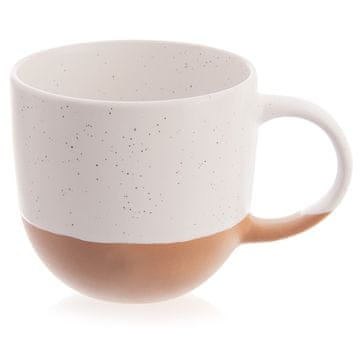 Artemis Keramička šalica za kavu, čaj, tople i hladne napitke, bijela, 290 ml