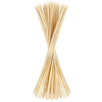 Artemis 50x Szpikulce Drewniane do Szaszłyków Długie Wykałaczki Patyki Szpilki 40cm