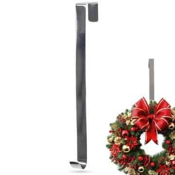 Vilde Srebrna metalna vješalica za vijenac 30 cm
