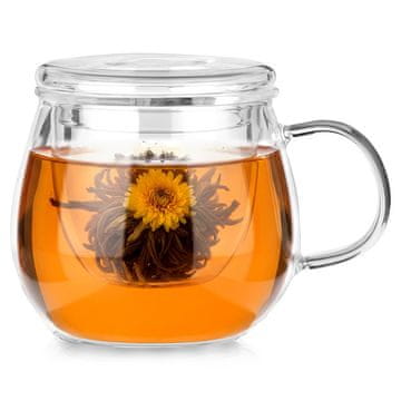 Vilde Staklena šalica s infuzerom i poklopcem 400 ml