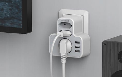 Tessan TS-327 zidni adapter sa zaštitom