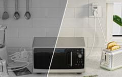 Tessan 330C razdjelnik, 1x Schuko + 2x Euro utičnice, 1x USB-A, 1x USB-C (TS-330-C)