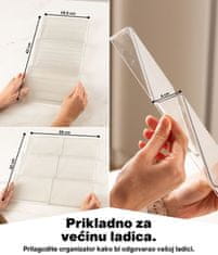 Deco Haus Ladica za stalak za začine - Ladica za organizatore začina, Organizator za začine, Organizator za začine, Ladica za umetke za začine, Organizator za ladice za začine Organizator za začine