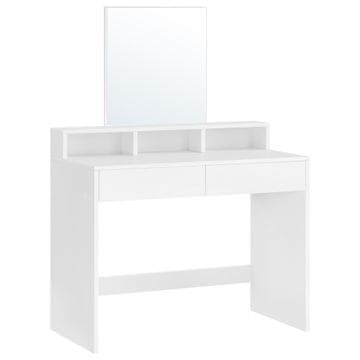 Songmics Toaletni stolić 80x40x140 cm bijela