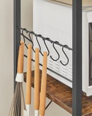 Songmics Kuhinjska polica 90x40x132 cm smeđa