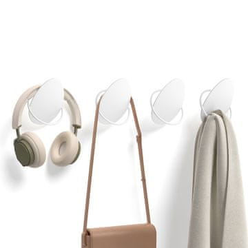 Songmics Vješalica za kapute 7.2x5.2x8.5 cm bijela