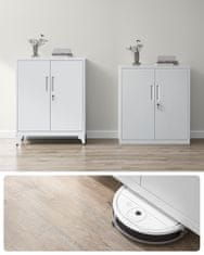 Songmics Ormarić za pohranu 80x40x90 cm siva