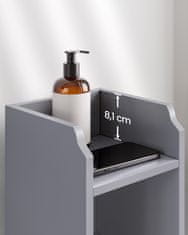 Songmics Kupaonska ormarić 20x18x80 cm Bijela