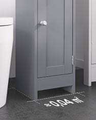 Songmics Kupaonska ormarić 20x18x80 cm Bijela