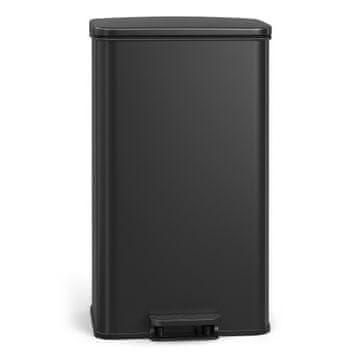 Songmics Kanta za smeće za kuhinju 34.8x32.1x55.7 cm Crna