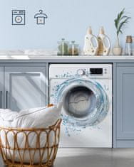 Songmics Jastuk za krevet 80x80x18 cm bijela