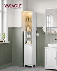 Songmics Kupaonska ormarić 30x30x170 cm Bijela