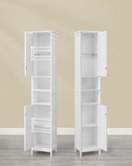 Songmics Kupaonska ormarić 30x30x170 cm Bijela