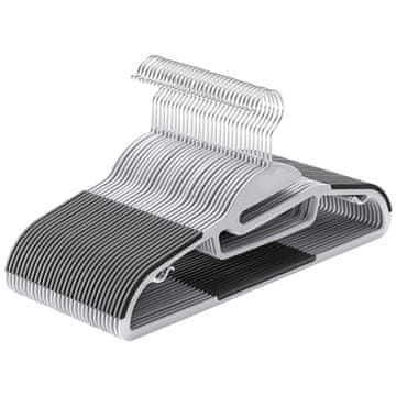 Songmics Vješalice za kapute 415x225x05 cm siva