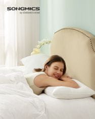 Songmics Jastuk za krevet 40x80x12 cm bijela