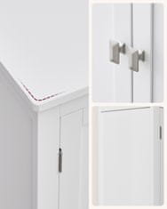 Songmics Kupaonska ormarić 30x60x110 cm Bijela