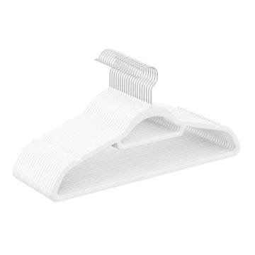 Songmics Vješalice za odjeću 427x22x06 cm bijela