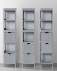 Songmics Kupaonska ormarić 30x30x1415 cm Siva