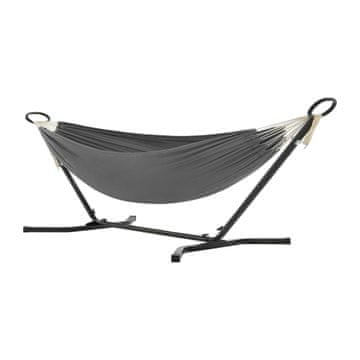 Songmics Viseća ležaljka sa stalkom 300x120x93 cm siva