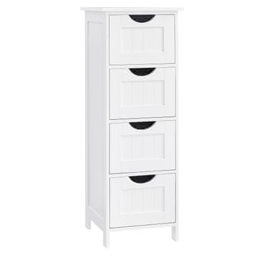 Songmics Kupaonski ormarić 30x30x82 cm bijela