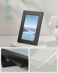 Songmics Set okvira za slike 10 komada 28.4x23.3x1.2 cm crna