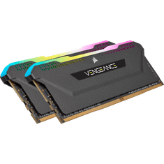 Corsair Vengeance RGB PRO SL memorija, DDR4, 16GB (2x8GB), 3200MHz, CL16, XMP 2.0 (AMD/Intel), UDIMM, crna (CMH16GX4M2E3200C16)