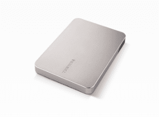 TOSHIBA Vanjski tvrdi disk Canvio Flex, 4 TB, 6,35 cm (2,5"), USD 3.2 Gen 1, srebrni (HDTX240ESCCA)
