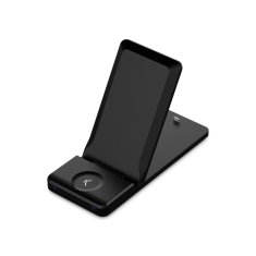 Ksix bežični punjač 3u1 15 W, brzo punjenje, Za Qi pametne telefone i Apple sat