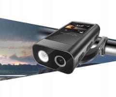 Navitel Flow DL800 biciklistička kamera sa svjetlom, 2", 4K Ultra HD, HDR, GPS, WiFi, mikrofon, aplikacija, crna