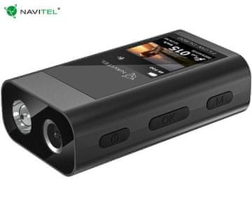 Navitel Flow DL800 biciklistička kamera sa svjetlom, 2", 4K Ultra HD, HDR, GPS, WiFi, mikrofon, aplikacija, crna
