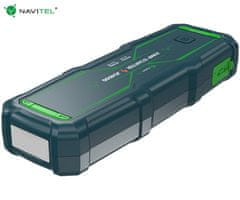 Navitel JS4000 3V1 jump starter, punjiva baterija, LED svjetlo, 24000mAh, USB Type-C, 2x USB Type-A, crna