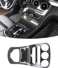 Nikcorp Maska središnje konzole za Mercedes-Benz W205 C-klasa i GLC X253 (2015-2018), dizajn karbonskih vlakana, ABS plastika