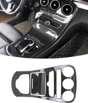 Nikcorp Maska središnje konzole za Mercedes-Benz W205 C-klasa i GLC X253 (2015-2018), dizajn karbonskih vlakana, ABS plastika