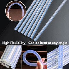 Nikcorp Patrone za vruće ljepilo 7 mm, 30 komada, prozirne, štapići za pištolj duljine 14 cm, za DIY projekte i popravke, SGS certifikat kvalitete