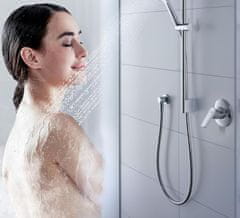 Nikcorp Tuš crijevo 150 cm, fleksibilno, glatko, srebrno, protiv uvrtanja, ojačano, 360° rotacija, PVC i nehrđajući čelik, standardni G 1/2" navoj