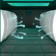 Nikcorp Deflektor za klima uređaj podesivi štitnik univerzalni 58-94,5 cm, bijeli teleskopski usmjerivač zraka, jednostavna montaža bez bušenja