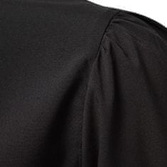 Nikcorp Muška srednjovjekovna piratska renesansna košulja, crna, veličina M, cosplay kostim s vezicom na ovratniku, udoban retro stil za maskenbal