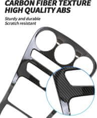 Nikcorp Maska središnje konzole za Mercedes-Benz W205 C-klasa i GLC X253 (2015-2018), dizajn karbonskih vlakana, ABS plastika