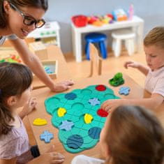 Nikcorp Logička igra Dinosaur Labirint, edukativni set za slaganje ceste s autićem, 118 izazova za razvoj motorike, 4+ god.