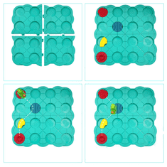 Nikcorp Logička igra Dinosaur Labirint, edukativni set za slaganje ceste s autićem, 118 izazova za razvoj motorike, 4+ god.