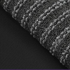 Nikcorp Otirač za cipele 60x90 cm, protuklizni ulazni tepih za prljavštinu i vlagu, niski profil, polipropilen, antracit crni